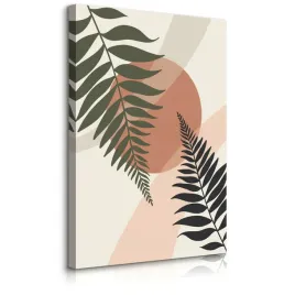 obraz-do-salonu-liscie-palmowe-natura-zachod-slonca-boho-40x50