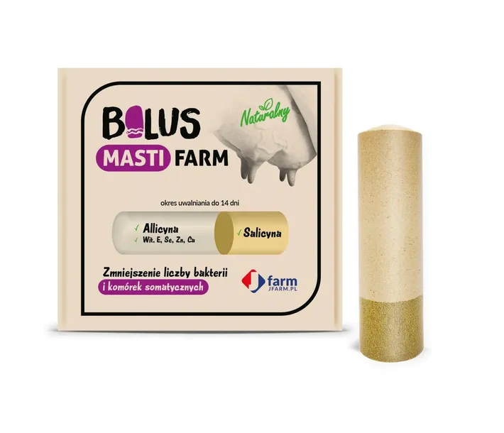 Masti Farm Bolus 4 x 165 g na komórki somatyczne i zapalenie wymienia JFarm