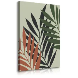 duzy-obraz-do-sypialni-kolorowe-liscie-palmowe-styl-boho-70x100