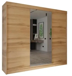 szafa-przesuwna-3-drzwiowa-linia-modern-250-x-205-cm-dab-wotan-lustro