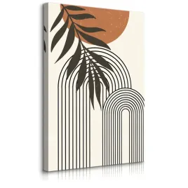 obraz-na-plotnie-liscie-palmowe-abstrakcja-styl-boho-50x70