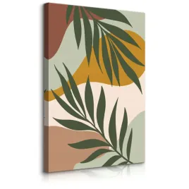 obraz-do-sypialni-liscie-palmowe-styl-boho-natura-abstrakcja-70x100