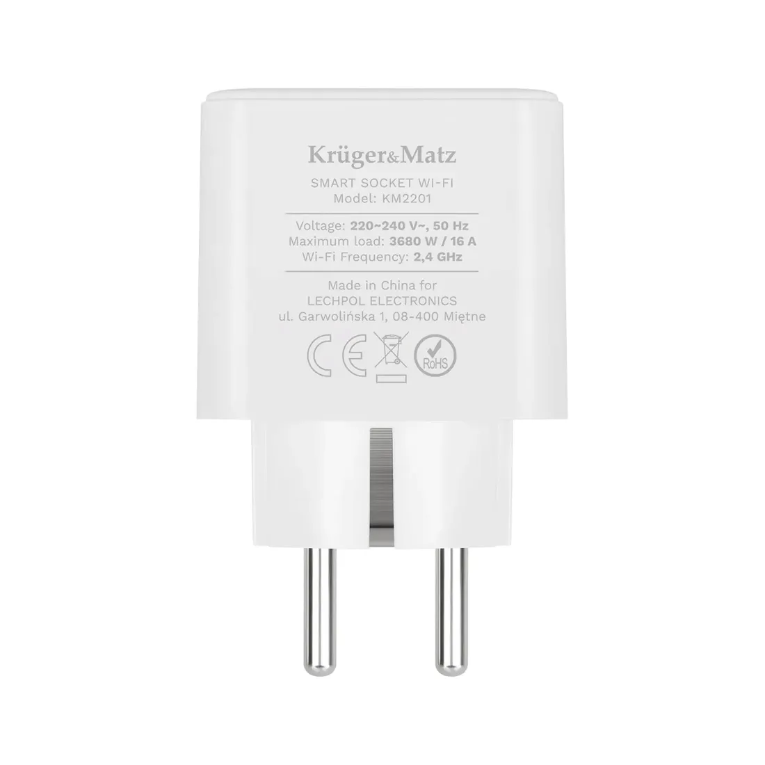 gniazdo-smart-tuya-wifi-connect-p3-programator-watomierz-krugerandmartz-stan-nowy
