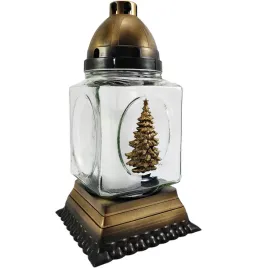 znicz-choinka-kwadratowy-lampion-ciezki-grube-szklo-z-choinka-32cm