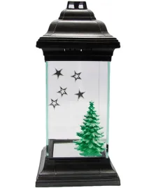 znicz-choinka-srebrny-lampion-gwiazdki-swiateczny