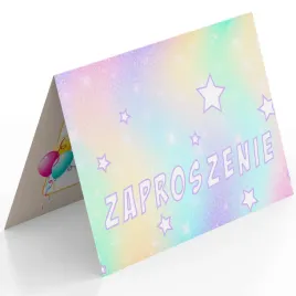 zaproszenie-star-gwiazda-brokat-tecza-na-urodziny-dziecka-koperta-gratis