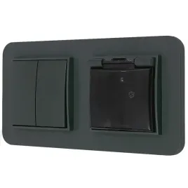 wlacznik-podwojny-z-gniazdem-ip44-z-ramka-zaokraglona-mini-grafitowy-mat