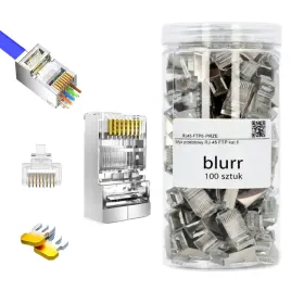 wtyk-rj45-przelotowy-ftp-kat-6-ekranowany-zlacze-sieciowe-lan-100-sztuk
