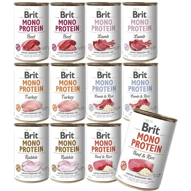 BRIT MONO PROTEIN Karma Dla Psa Turkey 400g