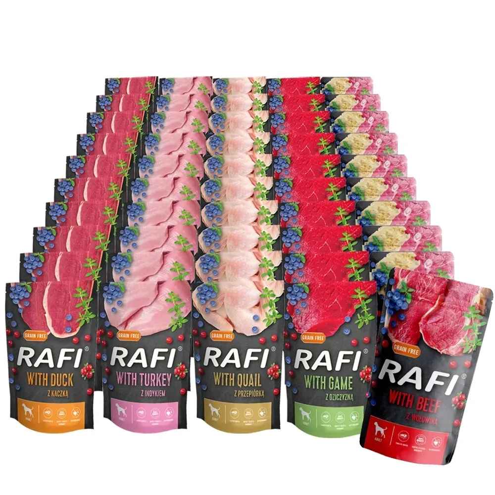 rafi-premium-mokra-karma-dla-psa-mix-smakow-50x500g