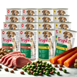 tropi-puszka-karma-dla-psa-mix-smakow-drob-wolowina-16x1250g