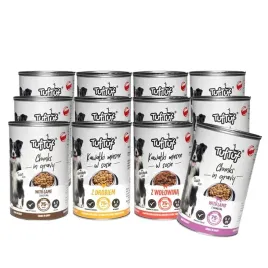 mokra-karma-dla-psa-tuf-tuf-miesne-kawalki-w-sosie-12x415g