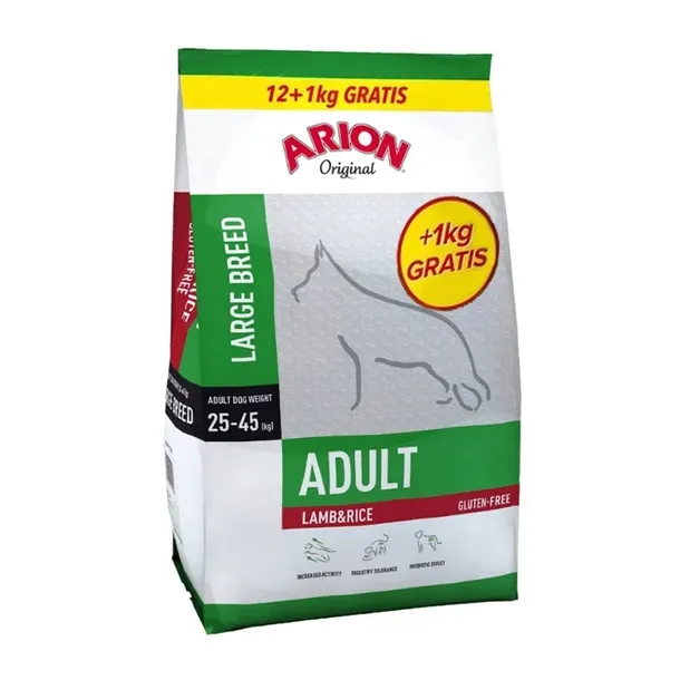 Arion Adult Large Lamb Rice 12 kg + 1 kg GRATIS