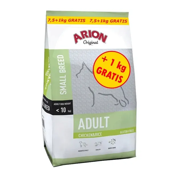 Arion Adult Small Chicken Rice 7,5 kg + 1kg GRATIS
