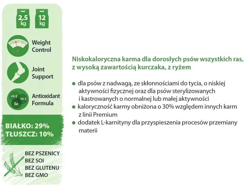 tropidog-light-sterilised-12-kg-gratis