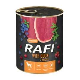 rafi-with-duck-mokra-karma-dla-psa-doroslego-z-kaczka-bezzbozowa-800-g
