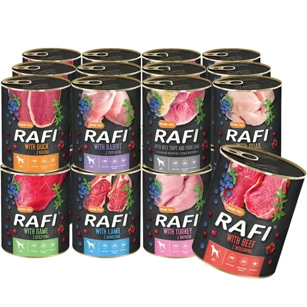 RAFI PREMIUM Mix smaków 24x800g