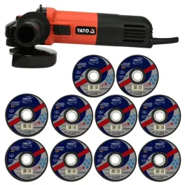 szlifierka-katowa-1100w-sieciowa-10-sztuk-tarcza-do-metalu-125x10-mm