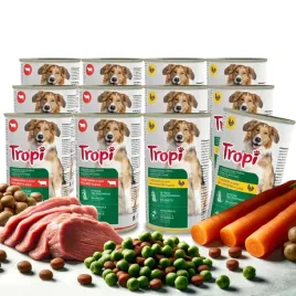 tropi-puszka-karma-dla-psa-mix-smakow-drob-wolowina-1250g-12-szt