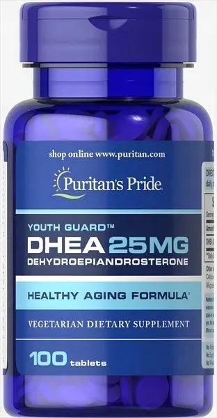 PURITAN'S PRIDE DHEA 25mg 100 TAB LIBIDO STRES ENERGIA
