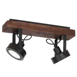 lampa-sufitowa-loftowa-czarna-2-reflektorki-drewniana-listwa-45-cm-luminex