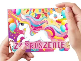 zaproszenie-jednorozec-teczowy-rozowy-na-urodziny-dziecka-koperta-gratis