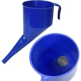 lejek-do-paliwa-oleju-plynow-z-sitkiem-skosny-130-mm-niebieski-pe-vorel
