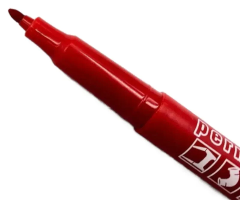 marker-budowlany-cienki-czerwony-stan-nowy
