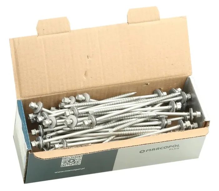 WKRĘTY DO PŁYT WARSTWOWYCH DO STALI 5,5 / 6,3 x 205mm SAMOWIERCĄCE 50 sztuk
