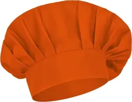 czapka-kucharska-szefa-kuchni-pomaranczowa
