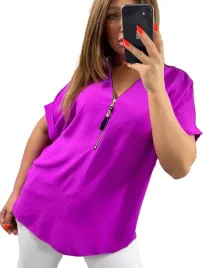 sliczna-wygodna-bluzka-krotki-rekaw-zip-duzo-kolorow-duze-rozmiary-roz-54