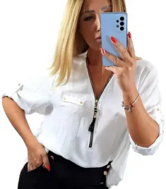 bluzka-damska-rekaw-3-4-biala-modna-wygodna-kobieca-rozmiar-48