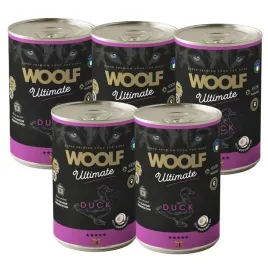 woolf-ultimate-dog-can-duck-karma-mokra-monoproteinowa-kaczka-5pak-5x400g