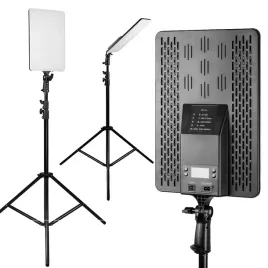 lampa-duza-pro-panelowa-led-100w-regulacja-barwy-pilot-statyw