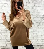 bluza-welurowa-dluga-roz-52-stan-nowy