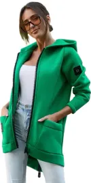 bluza-z-kapturem-damska-kurtka-rozpinana-zielen-bawelna-duze-rozmiary-46