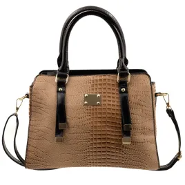 torebka-elegancka-ze-wzorem-weza-krokodyla-jasno-brazowa-lakierowana