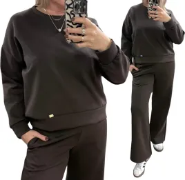 komplet-dresowy-damski-maselko-over-size-czekoladowy-bluza-spodnie-44