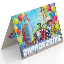 zaproszenie-spidey-i-super-kumple-na-urodziny-dziecka-koperta-gratis