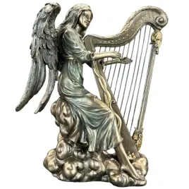 statuetka-anielski-chor-aniol-z-harfa-veronese-wu70494a4-braz-figurka