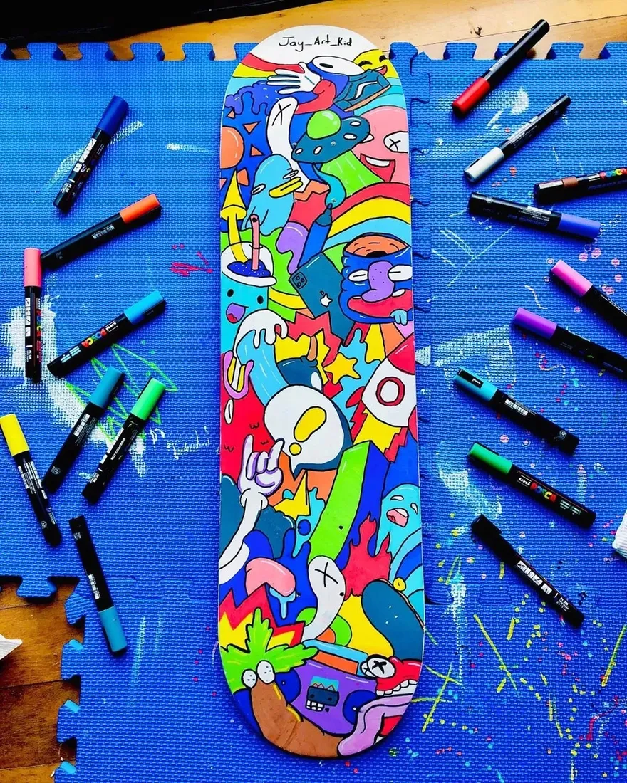 marker-farba-plakatowa-posca-pc-3ml-czerwon-brokat-stan-nowy