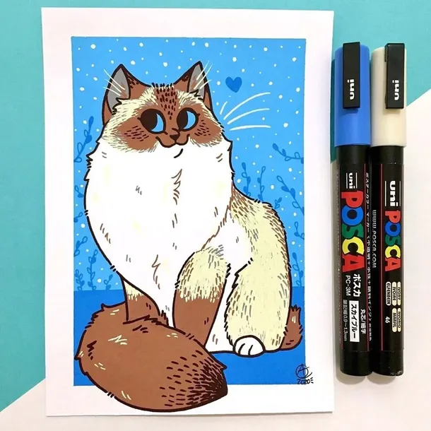 marker-posca-posca-pc-3ml-brokat-niebieski-waga-z-opakowaniem-0-04-kg