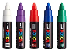 marker-z-farba-plakatowa-posca-pc-7m-zestaw-5-kol