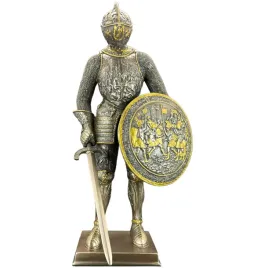 rzezba-figurka-rycerz-w-zbroi-z-tarcza-veronese-wu72053a4-statuetka-prezent