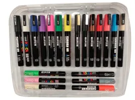 zestaw-markerow-posca-20-sztuk-w-plastikowym-etui-plastikowa-teczka
