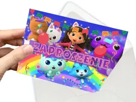 zaproszenie-koci-domek-gabi-na-urodziny-dziecka-koperta-gratis