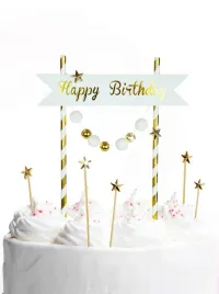 dekoracja-tortu-piker-topper-happy-birthday-pomponiki-zlote