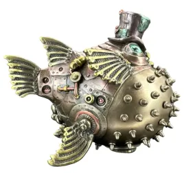 figurka-rzezba-rozdymka-tygrysia-ryba-steampunk-veronese-wu78060a4-prezent