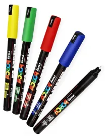 marker-z-farba-plakatowa-posca-pc-1mr-5-sztuk