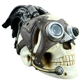 rzezba-figura-czaszka-czacha-steampunk-kolor-veronese-wu76300va